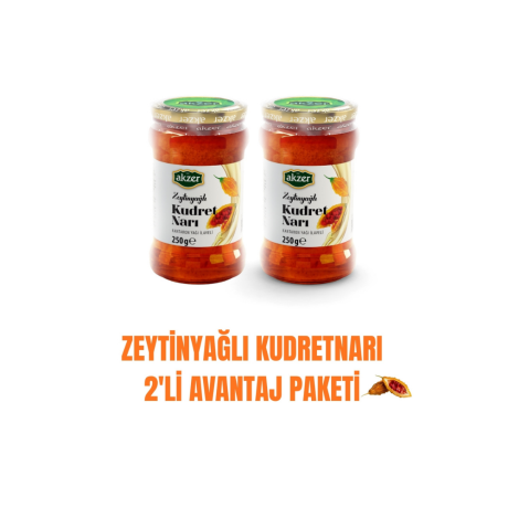 Akzer Zeytinyağlı Kudret Narı 2'li Avantaj Paketi