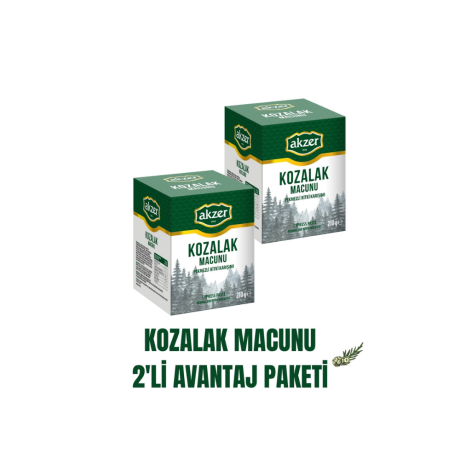 Akzer Kozalak Macunu 2'li Avantaj Paketi