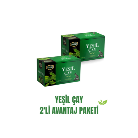 Akzer Yeşil Çay 2'li Avantaj Paketi